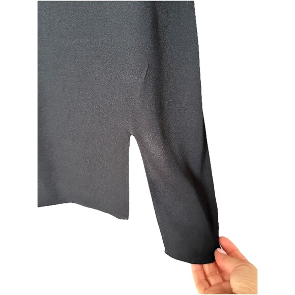 Reformation Marlowe Size Medium Black Mini Dress With Slit $198 - Picture 8 of 11